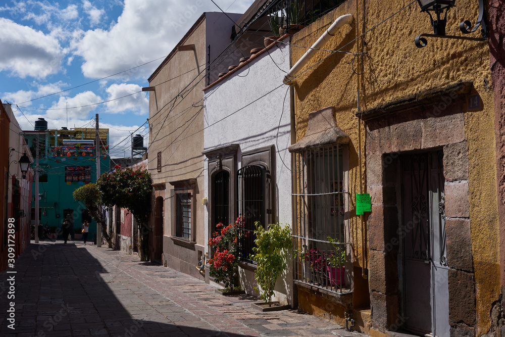 Streets of Santiago de Queretaro
