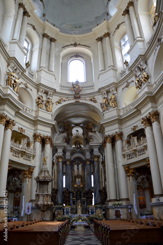  interior of catholic cathedral