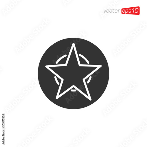 Star Icon and Logo Design Vector
