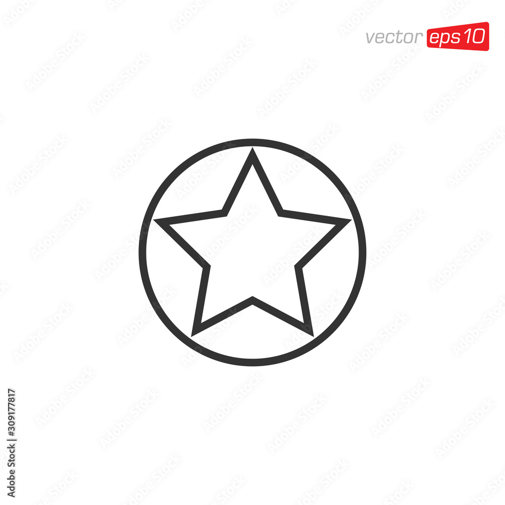 Star Icon and Logo Design Vector Star Icon and Logo Design Vector