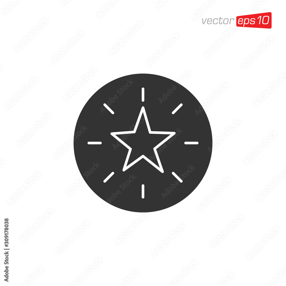 Star Icon and Logo Design Vector Star Icon and Logo Design Vector