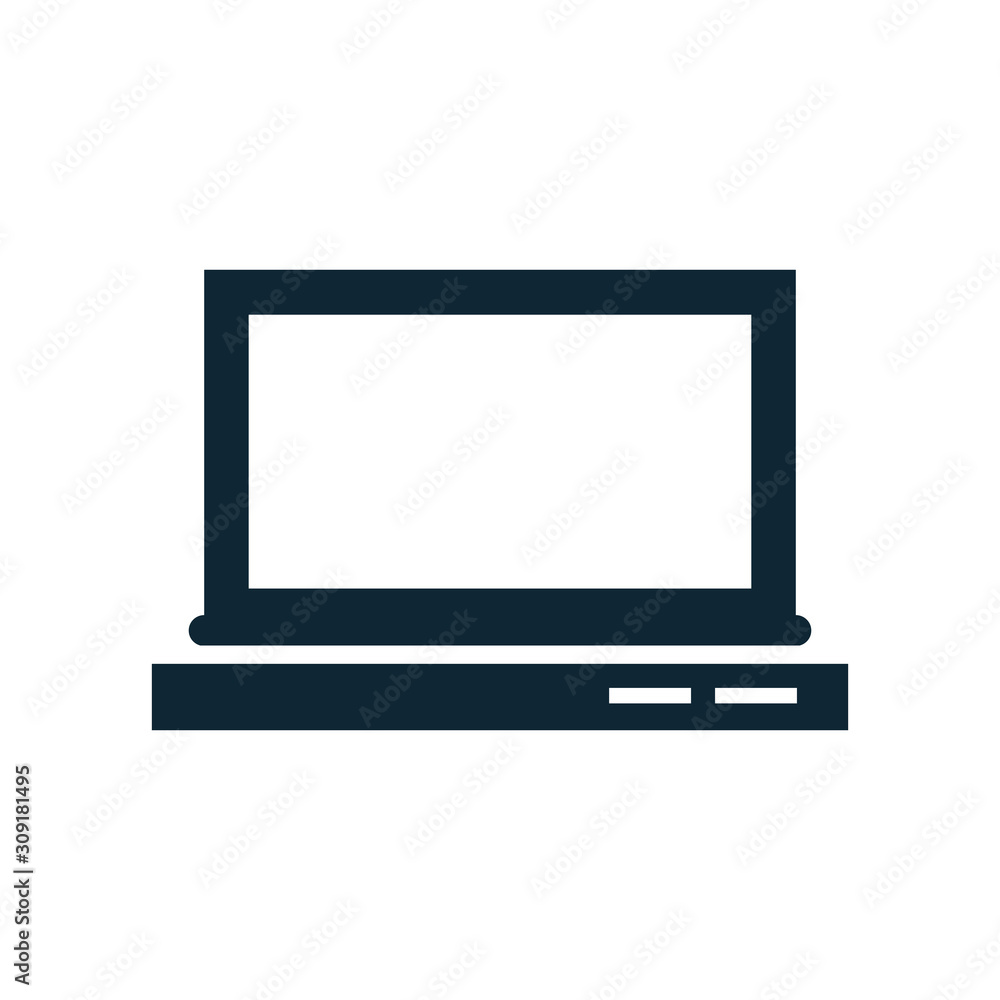 laptop computer portable isolated icon laptop computer portable isolated icon
