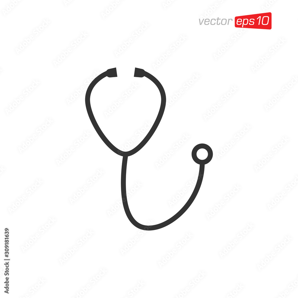 Stethoscope Medical Icon Design Vector Stethoscope Medical Icon Design Vector