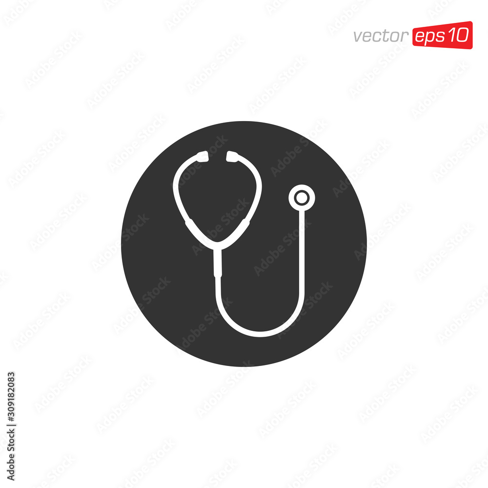 Stethoscope Medical Icon Design Vector Stethoscope Medical Icon Design Vector