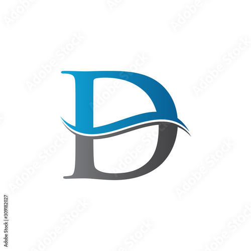 Initial Letter D Logo With Creative Modern Business Typography Vector Template. Creative Abstract Letter D Logo Vector. D Logo Design.