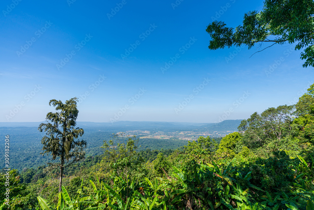 beautiful blue sky high peak mountains mist fog wildlife green forest at Khao Koh Phu Tub Berk Phetchabun Thailand guiding idea long weekend for backpacker camping campfire relaxing hiking beautiful blue sky high peak mountains mist fog wildlife green forest at Khao Koh Phu Tub Berk Phetchabun Thailand guiding idea long weekend for backpacker camping campfire relaxing hiking