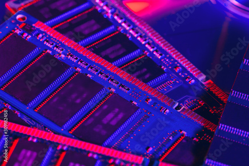Obraz na płótnie computer random access memory 