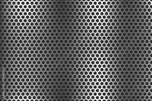 Metal steel perforated background