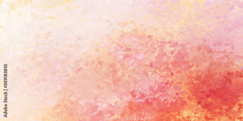 Background　優しい色合いの背景イラスト　オレンジ、ピンク、アブストラクト、テクスチャ、グランジ、ウォーターカラー、パステルカラー　orange,pink,abstract,grunge,texture,water color