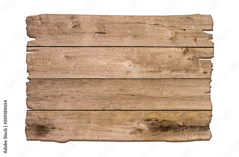 Brown wooden sign on a white background In the concept of the signpost and billboards with clipping path. Brown wooden sign on a white background In the concept of the signpost and billboards with clipping path.