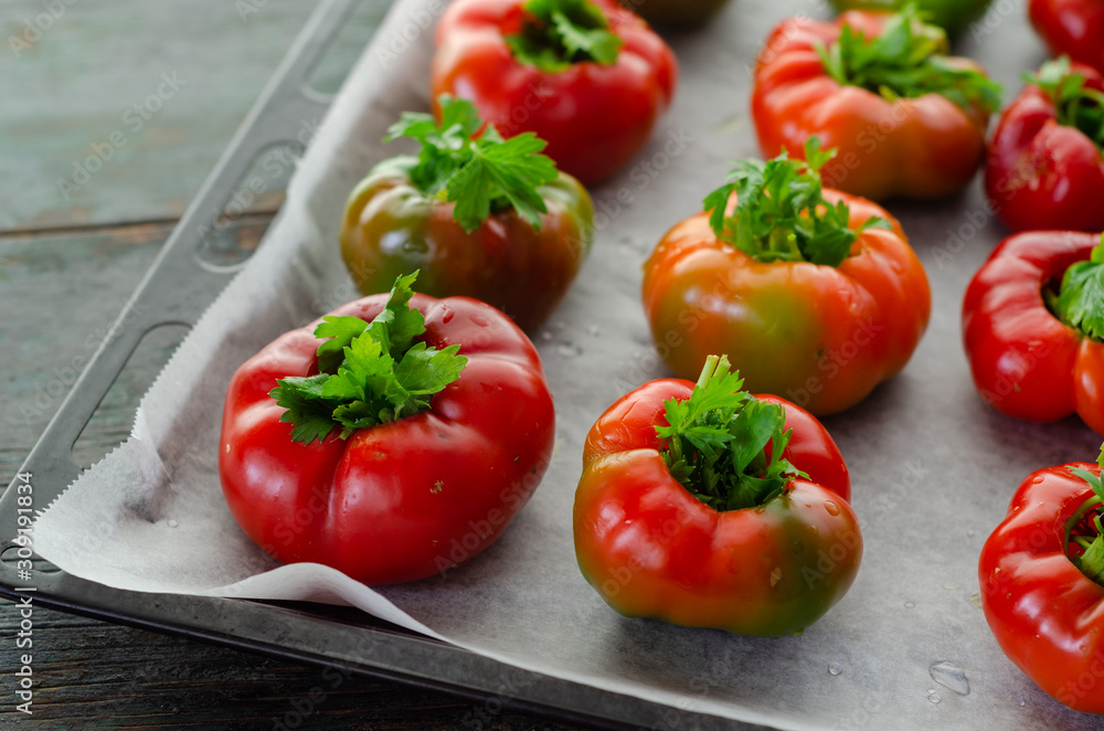 Red peppers Red peppers