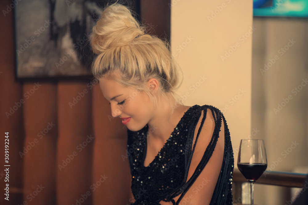 People Drink wine enjoy to night, Business People Party Celebration Success Concept People Drink wine enjoy to night, Business People Party Celebration Success Concept