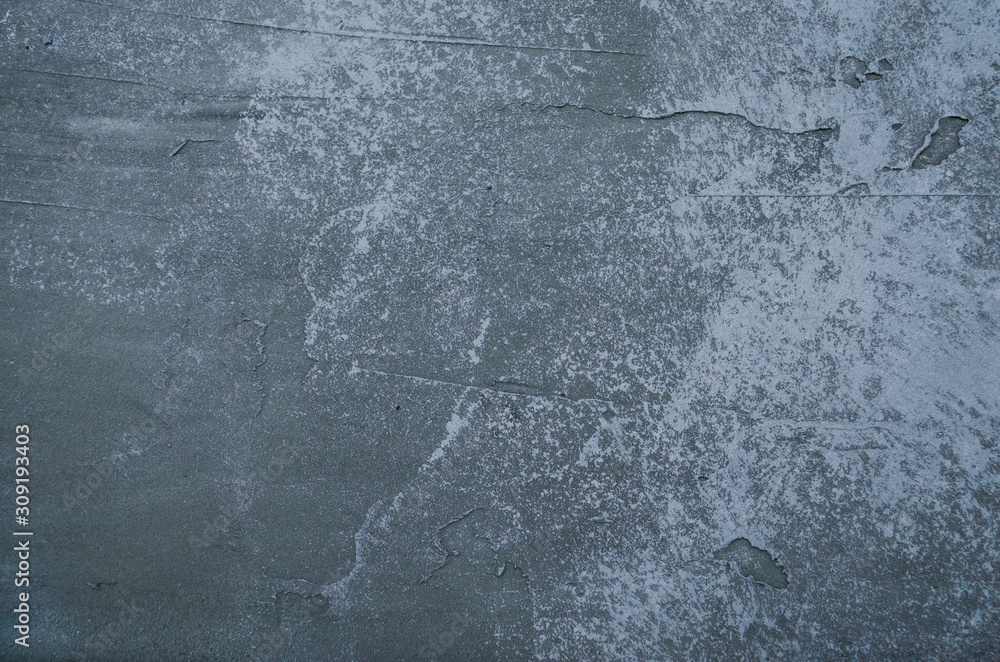 Fototapeta premium Cement is smeared on the wall. Textured Background. Vintage border design.