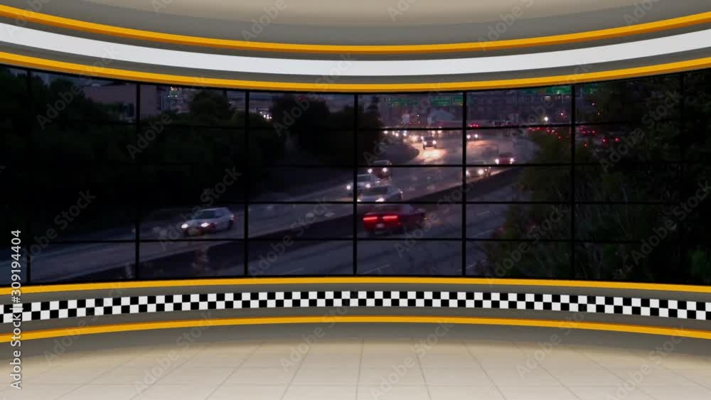 3D Virtual Studio Set Background 3D Virtual Studio Set Background