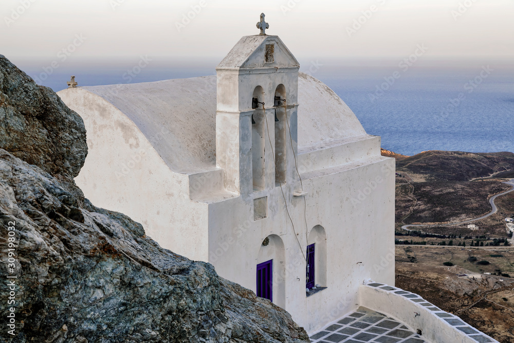 St John church in Serifos Greece