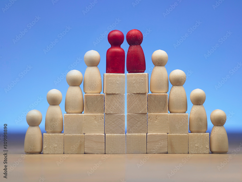 Obraz premium stand out to be a leader