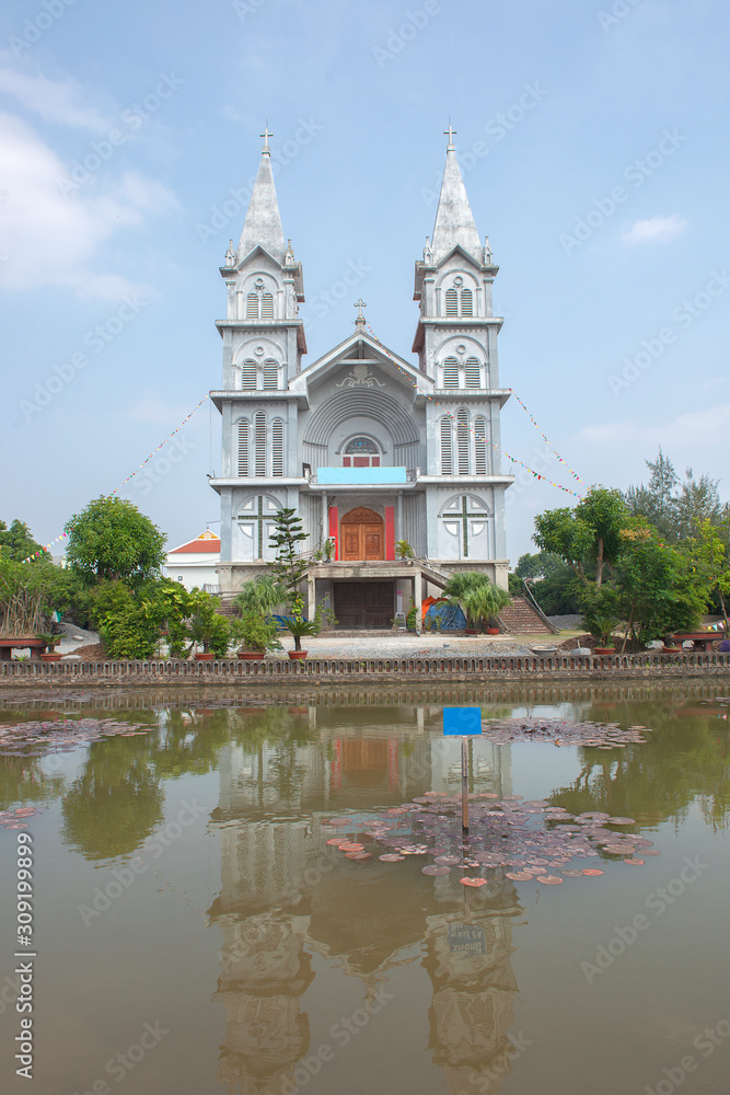 Church near Ninh Binh, Vietnam