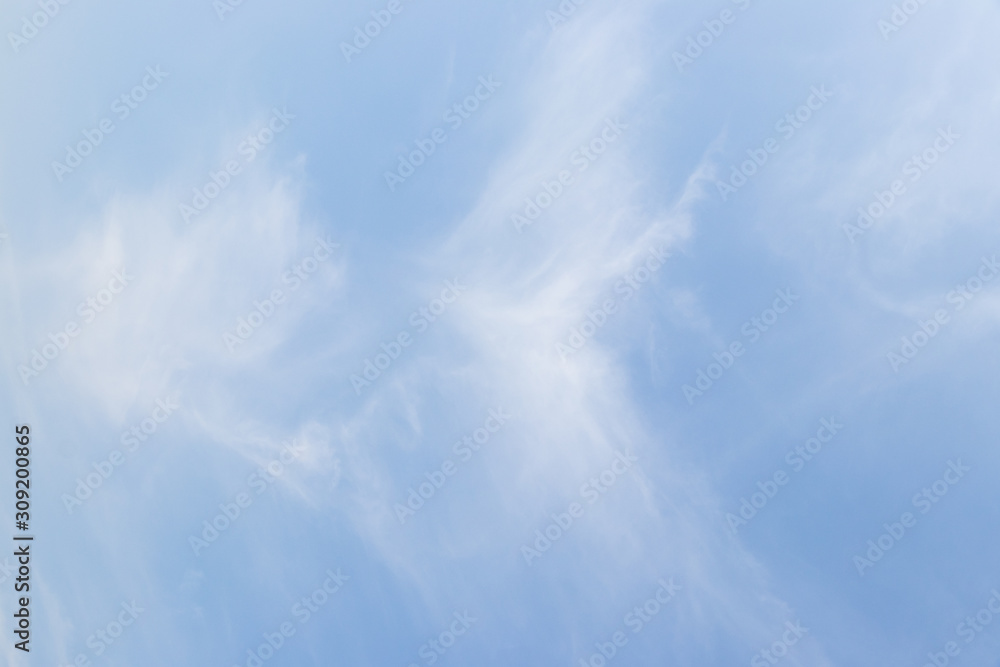 Clear blue sky with white cloud background Clear blue sky with white cloud background