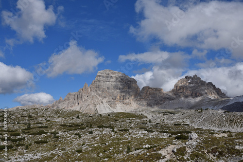 Blick zum Paternkofel mit Paternsattel