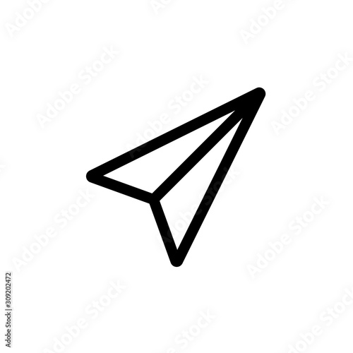 Send icon vector. location icon vector