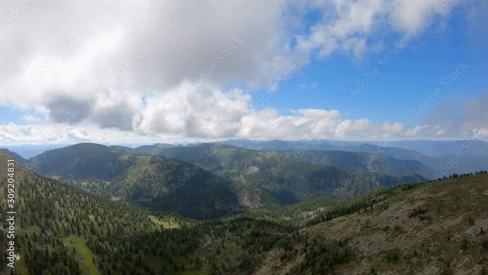 Panning of beautiful mountain landscape. Pan 4K Panning of beautiful mountain landscape. Pan 4K