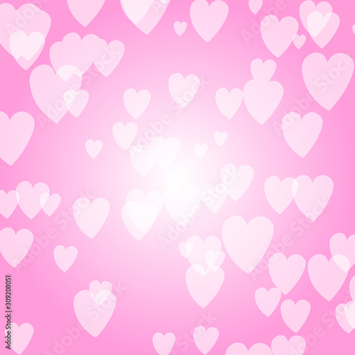 Heart background. Seamless vector pattern