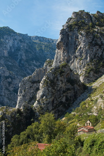 Wallpaper Mural Landscape in Picos de Europa at the trail from Pontebos to Camarmena in Asturia,Spain,Europe Torontodigital.ca