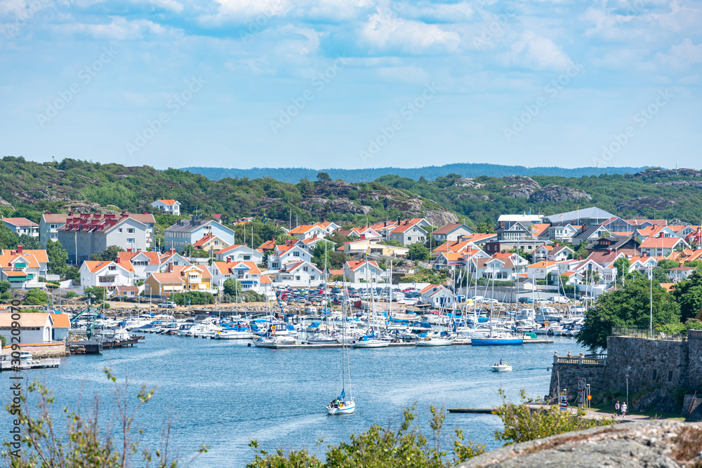 View of the Town and Harbor of Marstrand, Sweden