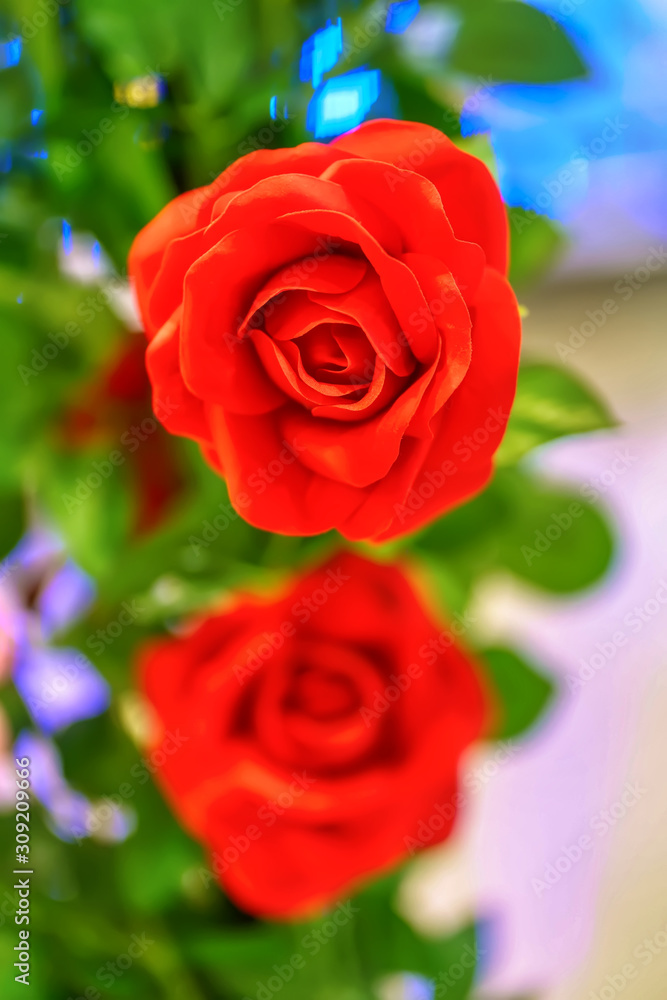 Rose artificial flowers is maked by hand. It's decoration Rose artificial flowers is maked by hand. It's decoration