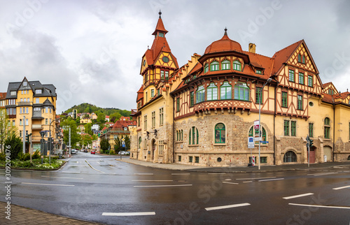 Townscape of Jena in Thuringia © Val Thoermer