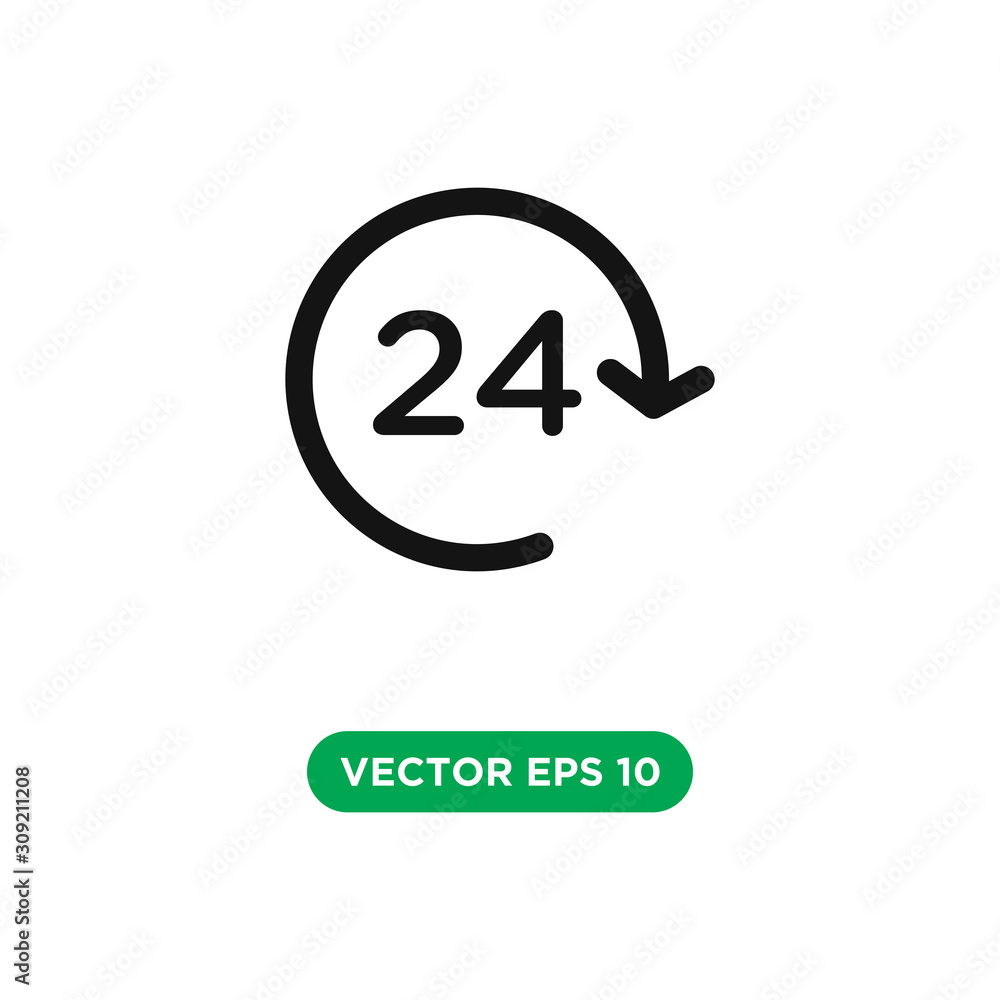 time clock vector icon concept design template time clock vector icon concept design template