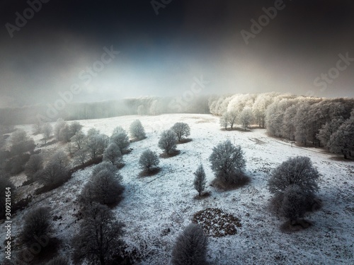 Winter nature landscape fro...