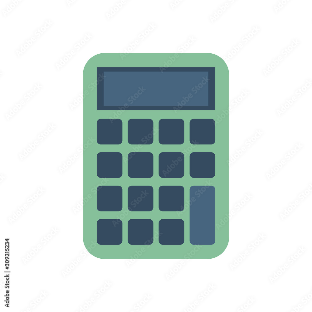 calculator math device isolated icon calculator math device isolated icon