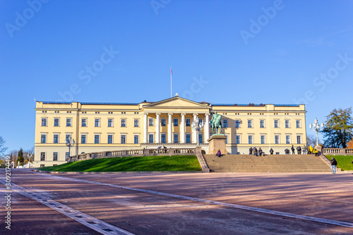 The Royal Palace in Oslo, Norway