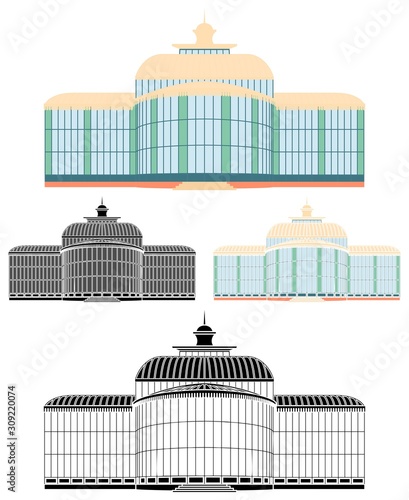 Crystal Palace of Petropolis city