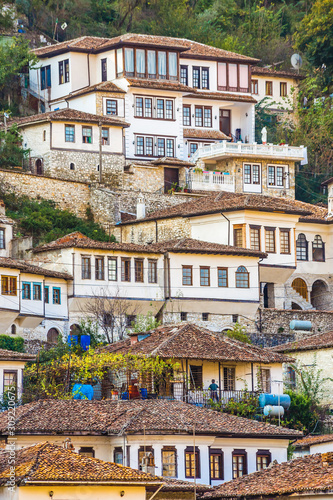 Traditional Houses In Berat - Berat, Albania photo