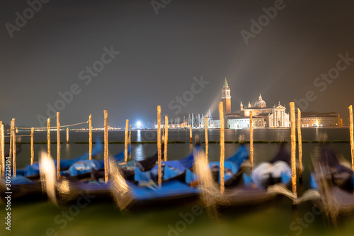 gondolas in Venice,long exposure  © Florincristian