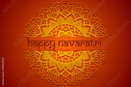 Poster design for Navaratri festival