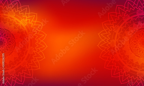 Background theme with mandala patterns