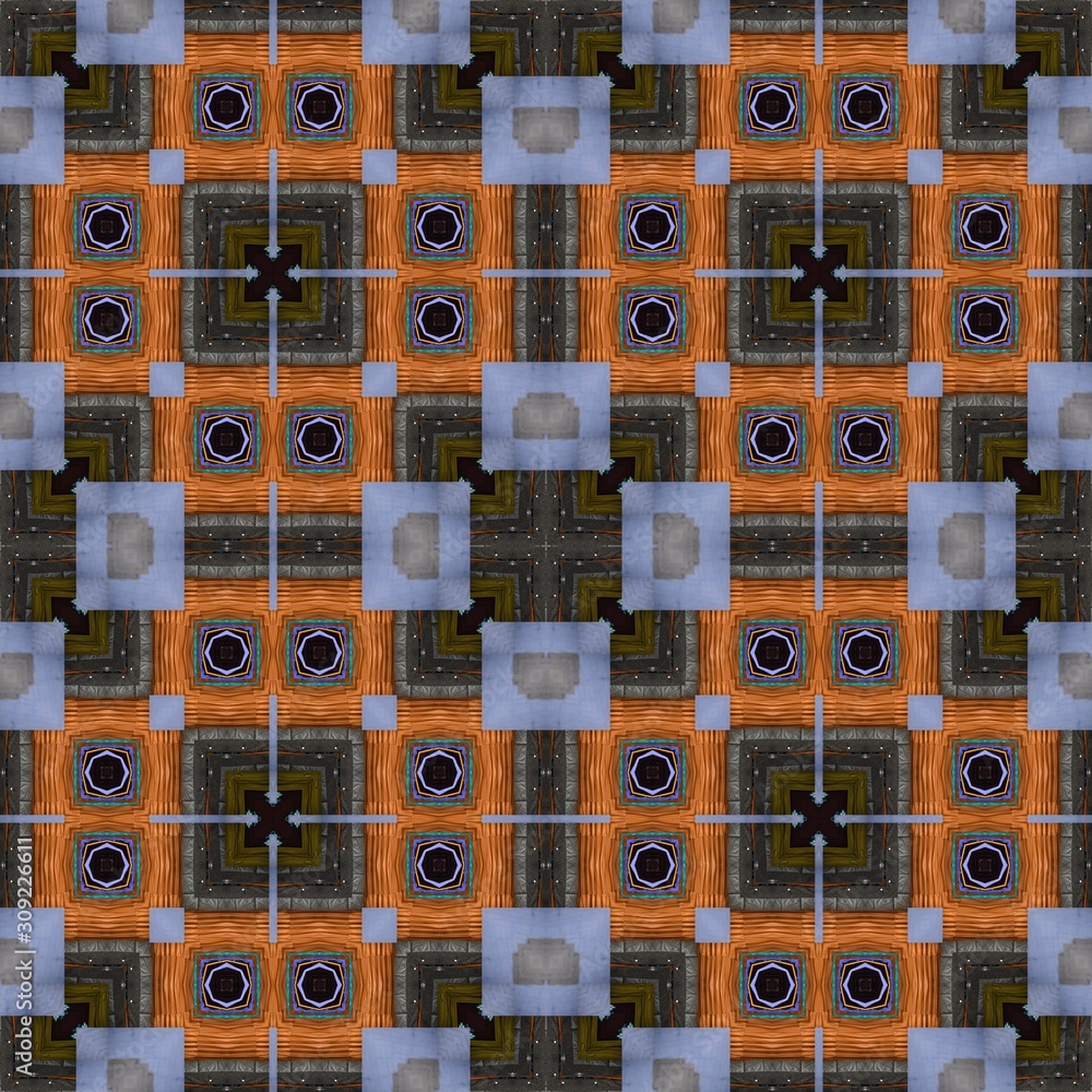 Obraz premium Seamless colorful pattern for background texture, fabric cloth, wallpaper and wrapping paper