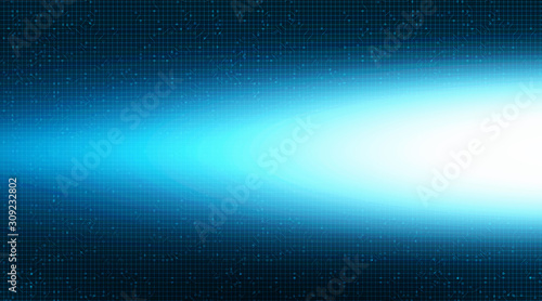 Light Blue Circuit Microchip Technology on Future Background,Hi-tech Digital and Communication Concept design,Free Space For text in put,Vector illustration.