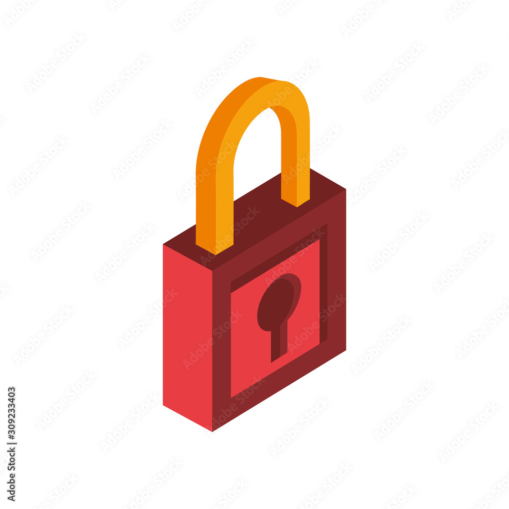 safe secure padlock isolated icon safe secure padlock isolated icon