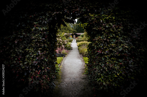 Garden entrance, castle Fraser, Aberdeenshire