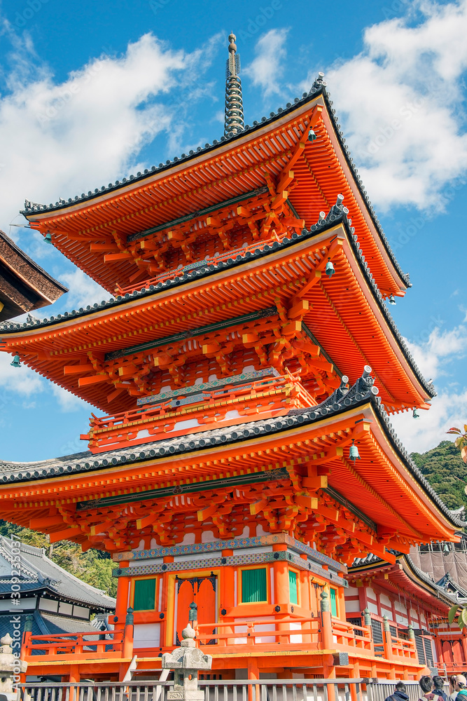 Kiyomizu-dera, buddhist temple complex of Kyoto, Japan Kiyomizu-dera, buddhist temple complex of Kyoto, Japan