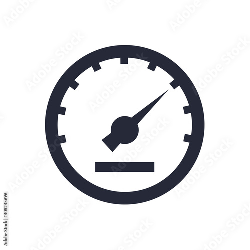 car speed gauge assembly piece flat