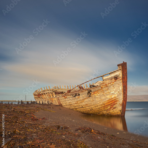 old fishing boat