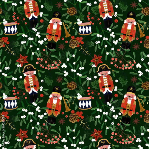 Christmas seamless pattern