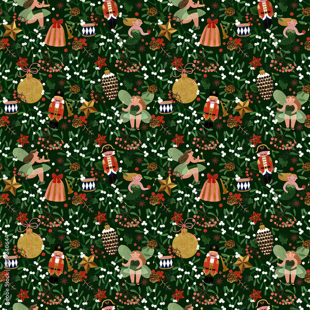 Christmas seamless pattern Christmas seamless pattern