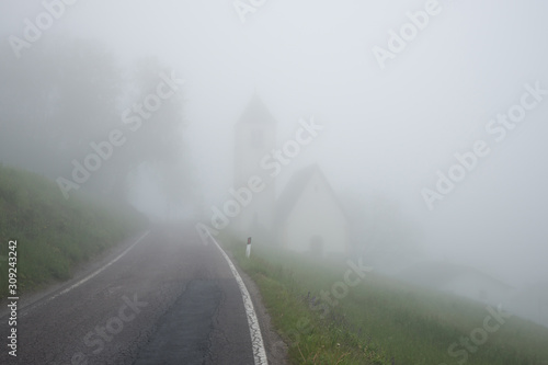 Tanurza village in Alto Adige, Italy photo