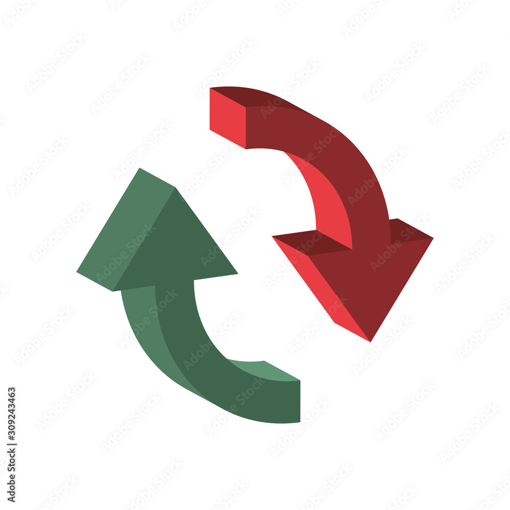 arrows around reload isolated icon arrows around reload isolated icon